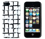 iPhone 5 / 5S Case, DandyCase PERFECT PATTERN *No Chip/No Peel* Flexible Slim Case Cover for Apple iPhone 5 / 5S - LIFETIME WARRANTY [Distressed Painted Geometric Squares]