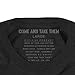 Come And Take Them Molon Labe Mens T-Shirt Second 2nd Amendment Skull Gun, Black