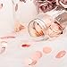 Whaline 12000 Pieces Paper Confetti Circles Tissue Party Table Confetti for Wedding, Holiday, Anniversary, Birthday, Mixed Colors, 1 Inch (120 Grams)