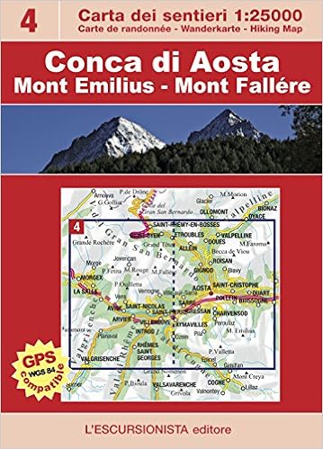 Conca Di Aosta Pila Mont Emilius 4 1 25 000 Zavatta Luca Amazon Com Books