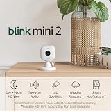 Blink Mini 2 Plug-in Smart Security Camera Color Night View Spotlight Two-Way view 6