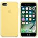 Dawsofl Soft Silicone Case Cover for Apple iPhone 8 (4.7inch) Boxed- Retail Packaging (Yellow)