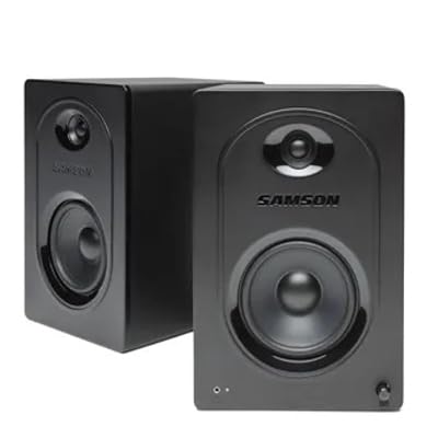SAMSON Pair M50 5" Powered Studio/Computer/Podcast Reference Monitors Speakers