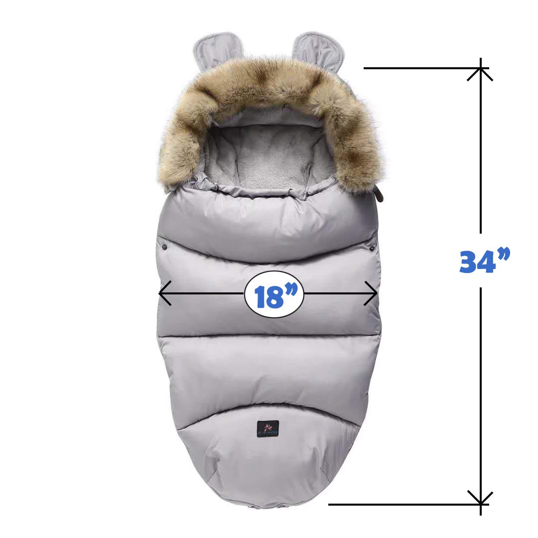 Adorable Warm Infant Bunting Bag for Swaddling Baby Sleeping Bag for