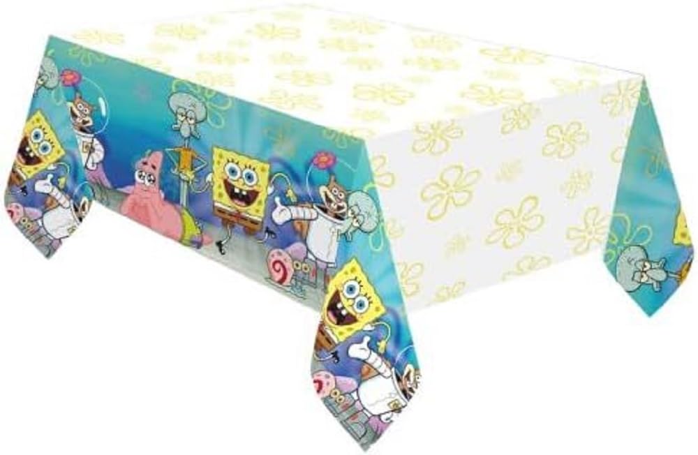 amscan Spongebob Tablecloth