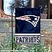 New England Patriots Double Sided Garden Flag