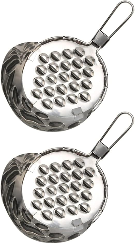 YARNOW 2pcs Bean Jelly Scraper Stainless Steel Pudding Butter Dough