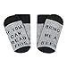 akiido If You Can Read This Please Bring Me a Beer Wine Coffee Pizza Socks Funny Saying Knitting Socks (A-028-Black2)