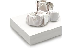 GRANDAN 12x12 inch Packing Paper for Moving, Protecting Fragile Glasses, china and Artworks, Small White Square Wrapping Pape