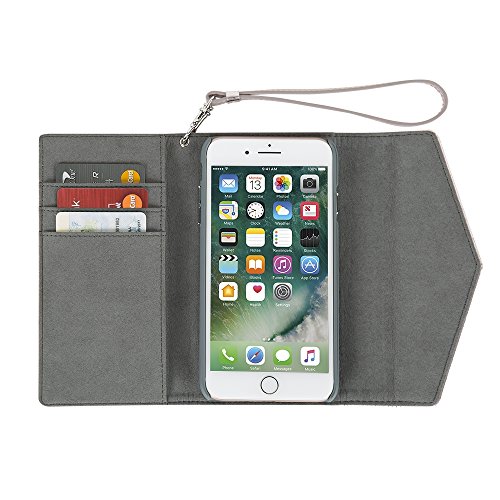 Rebecca Minkoff Studded Whipstitch Tech Wristlet for iPhone 7 - Metallic Lilac