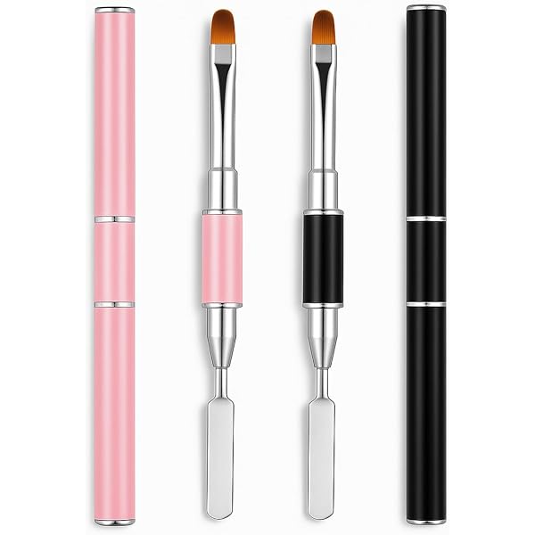 19-teiliges Nagelbürsten-Set Für UV-Gel & Acryl – Inkl. Dotting Pen & Staubentferner