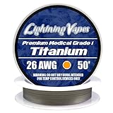 LV Titanium Grade 1 Wire 26 AWG - 50'