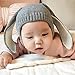 Elevin(TM) Baby Kids Boy Girl Knitted Crochet Rabbit Ear Beanie Winter Warm Hat Cap (Gray)