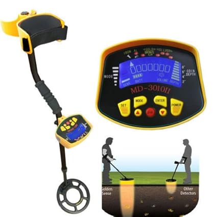 Amazon.com: MD-3010II Metal Detector Gold Digger Light Hunter Deep Sensitive Search LCD: Garden & Outdoor