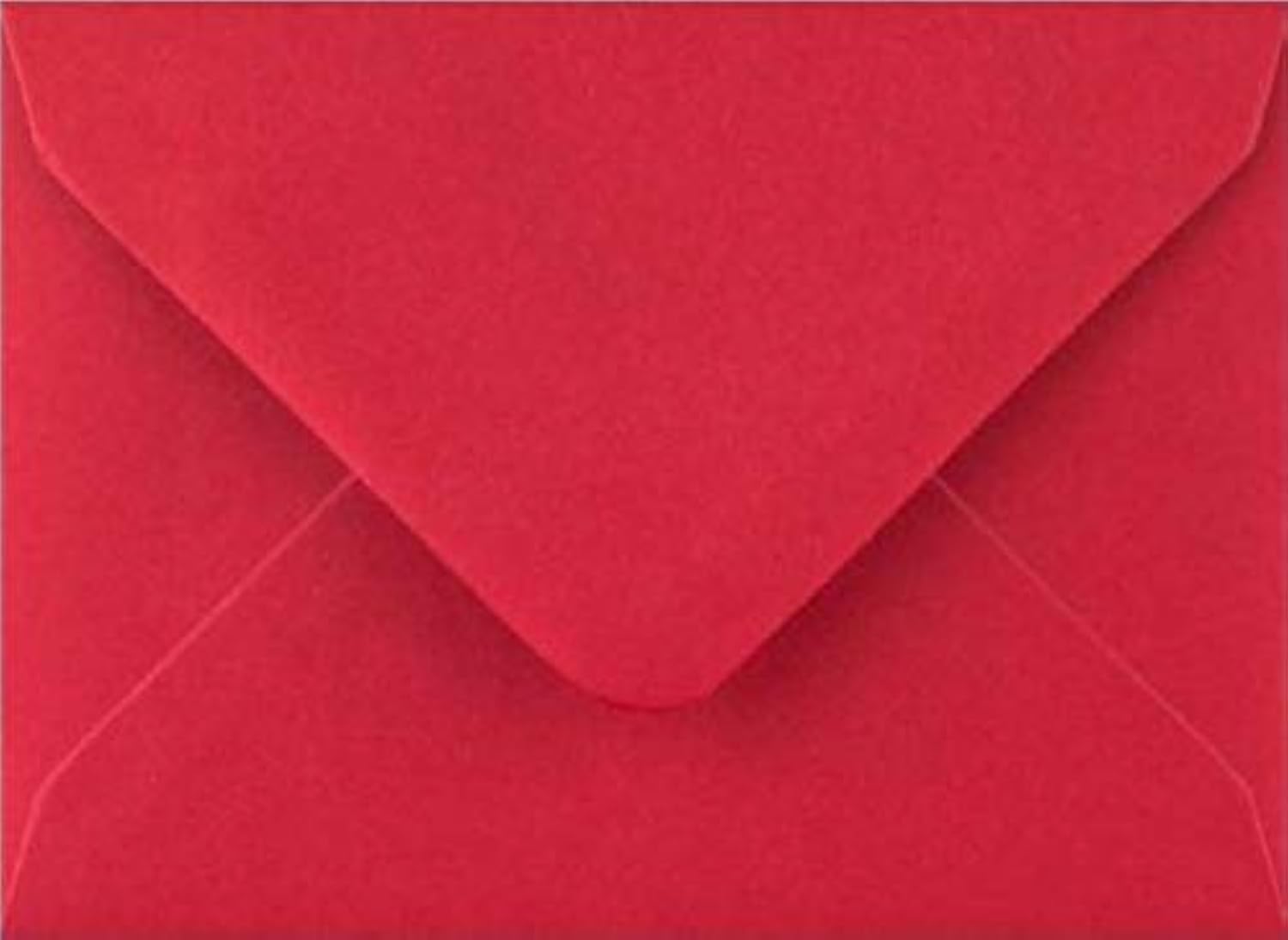 5" x 7" (133x184mm) Coloured Envelopes for Greeting Cards Wedding Invitations & Crafts Pack of 50 (Scarlet Red)