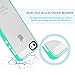 iPhone 5s Case,iPhone SE Case,iPhone 5 Case,by Ailun,Injected&Sealed Bumper,Ultra Clear Transparency,Shock-Absorption,Anti-Scratch&Fingerprints Back Cover,Siania Retail Package[Mint Green]