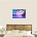 Nuolanart-PURPLE MORNING Modern Landscape Canvas Print Wall Art - Framed Ready to Hang Wall Decor - Home Gifts -P1L4060-003