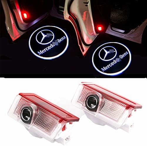 HUAYIN 2 Pieces Car Door Car Ghost Shadow light Logo Door Lighting Entry Light Projection Light