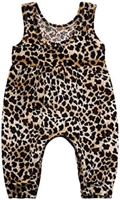 Fartido Romper Baby Girl Boy Leopard =Jumpsuit Playsuit Clothes Outfits Cotton
