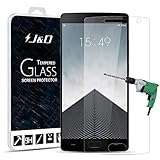 OnePlus 2 Screen Protector, J&D OnePlus 2 Glass Screen Protector (5.5