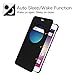 Fintie BLU LIFE ONE X2 Case - [Quick View Window] Premium PU Leather [Slim Flip] Protective Case Cover for BLU LIFE ONE X2 - 4G LTE Unlocked Smartphone, Black