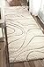nuLOOM Carolyn Modern Shag Area Rug - 2x8 Runner Shag Rug Transitional Cream Rugs for Living Room Bedroom Dining Room Nursery Entryway Hallway