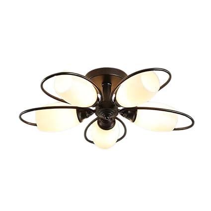 Amazon Com Modern Minimalist Style Wrought Iron Ceiling Lamp