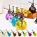 SENLIXIN Plant Mister Flower Water Spray Bottle Can Pot, Vintage Decorative Glass Plant Atomizer Watering Can Pot with Top Pump for Indoor Potted Plants Terrariums Flowers (Yellow)