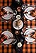 DII Buffalo Check Collection, Classic Farmhouse Tablecloth, Tablecloth, 60x84, Orange & Black