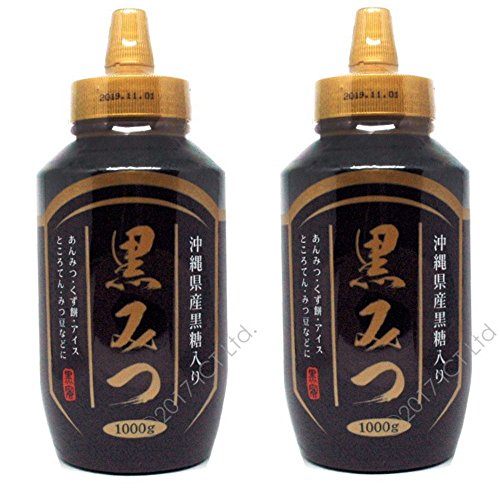 黒蜜 1000g 黒みつ 沖縄県産黒糖入り (大容量1kg×2個) 計2000ｇセット商品画像