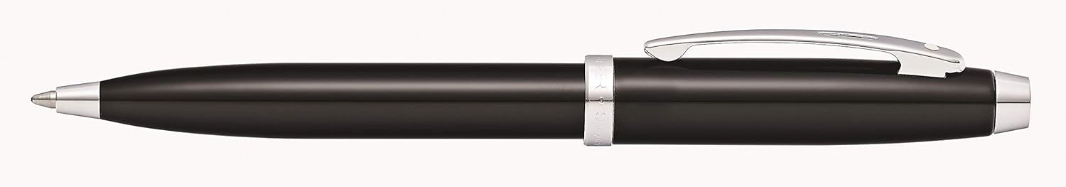 Sheaffer 100 - Refillable ballpoint pen, glossy black, chrome trim, E2933851-30 - Image 3