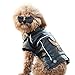 NIULA Dog Winter Coat Pu Leather Motorcycle Jacket for Dog Pet Clothes Leather Jacket, Waterproof(L)