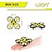 Mini Drone Headless RC Quadcopter 2.4GHz 4CH 6 Axis Remote Control Helicopter Indoor/Outdoor Flying Small Airplane with One Key Return for Beginner (Yellow)