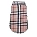 CHOLEGIFT Small Dog Puppy Shirt Clothing Big Cat Cotton Lapel Costume Polo Apparel - Fitwarm Western Plaid Dog Clothes for Pet