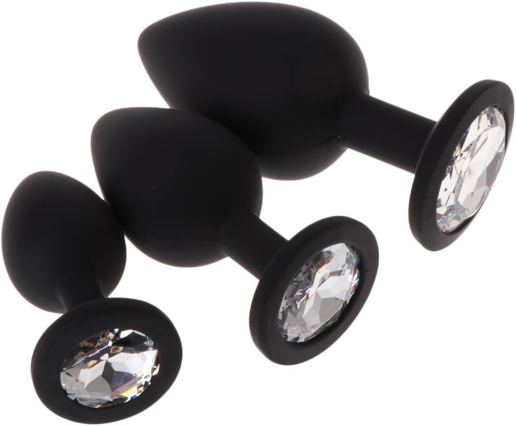TeemorShop 3pcs Silicone Amal Plug Trainer Sets Exercise Six Product for Women Men