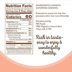 PB2 Powdered Cashew Butter - Cashew Powder with No