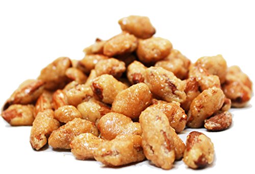 Gourmet Toffee Coated Almonds by Its Delish - 1 lb Bulk Bag - Sweet Crunchy Caramelized Nuts Snack