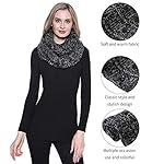 Womens Knit Infinity Scarf Circle Loop Warm Fashion Thick Ribbed Scarf Womens Knit Infinity Scarf Circle Loop Warm Fashion Thick Ribbed Scarf