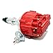 Assault Racing Products 1040011 for Pontiac V8 HEI One Wire Distributor Red Cap Complete 301 326 389 400 421 428 455