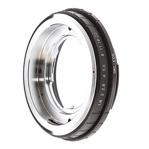 FOTGA Lens Mount Adapter for Retina Schneider DKL-Mount Lens to Canon EOS EF EF-S Mount 1D X,1D C,5D,5Ds R,6D,7D Mark II/III/IV,60D,70D,77D,80D,700D,750D,760D,800D,1000D,1200D,1300D,4000D Dslr Camera