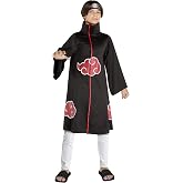 InSpirit Designs Child Naruto Akatsuki Robe Costume, Multicolored
