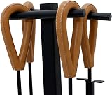 Charles Bentley Iron Fireside Companion Set Poker Tongs Shovel Brush view 5
