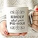 MAUAG Christmas Gifts Funny Coffee Mug, Passive Aggressive Coffee Lover Quiet Please Coffee Cup White, Best Father's Day and Mother's Day Gag Gifts, 14 Oz