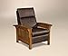 New Hickory Wholesale Heartland Slat Amish Arts & Crafts Solid Wood Recliner Chair