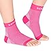 NEWZILL Plantar Fasciitis Socks with Arch Support, Best 24/7 Foot Care Compression Sleeve, Eases Swelling & Heel Spurs, Ankle Brace Support, Increases Circulation, Relieve Pain Fast (S/M, Pink)