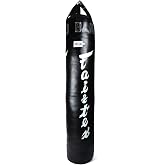 Fairtex HB6 Banana Heavy Bag, Muay Thai MMA Kickboxing Boxing Punching Bag | Full-length synthetic hide with non-tear lining. Extended cylinder absorbs low calf sweeps, front pushes, and knees