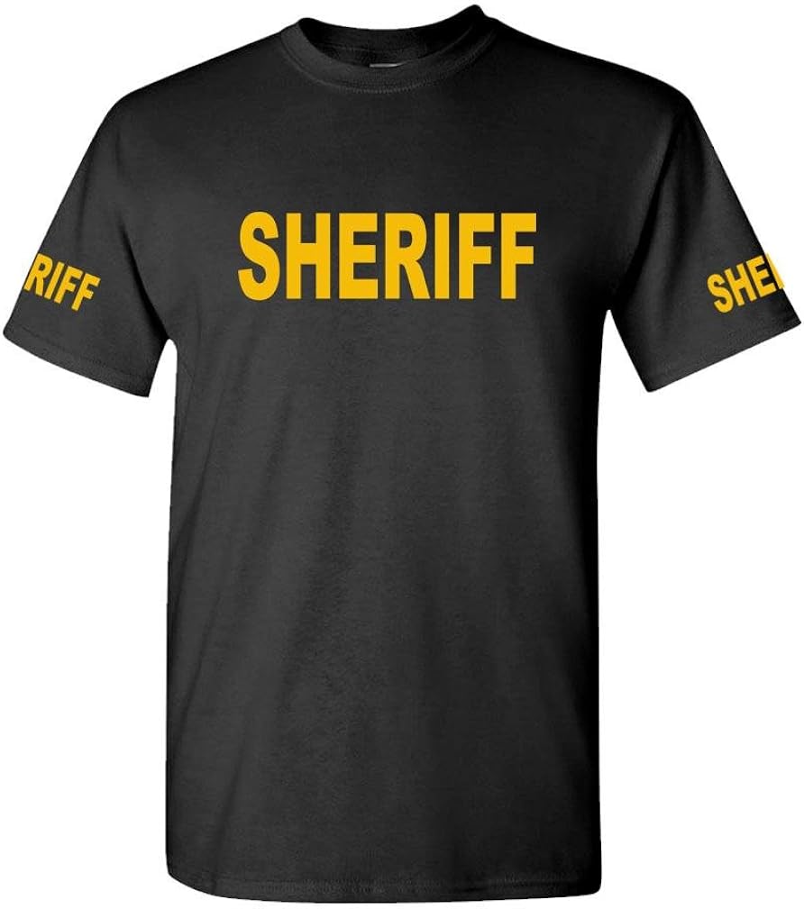 The Goozler v2 Sheriff - Law Enforcement Duty Police - Mens Cotton T-Shirt