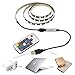 Fishidea 3.2ft 1M USB 5v 5050 60SMD/M RGB TV Bias Background Lights LED Strip with RF Wireless Remote Controller