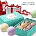 Aprilis Bath Bombs Gift Set, Organic & Natural Essential Oil Bath Bombs for Dry Skin Moisturizing, Handmade Fizzy Spa Bath Set, Perfect Christmas/Birthday Gift for Women and Kids, Pack of 12 (6-Pack)