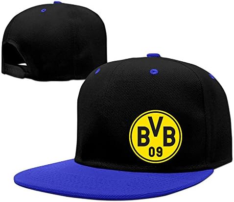 Print Dortmund Footbal Club Logo Adult Unisex Cotton Baseball Caps Contrast Color Adjustable Baseball Hat